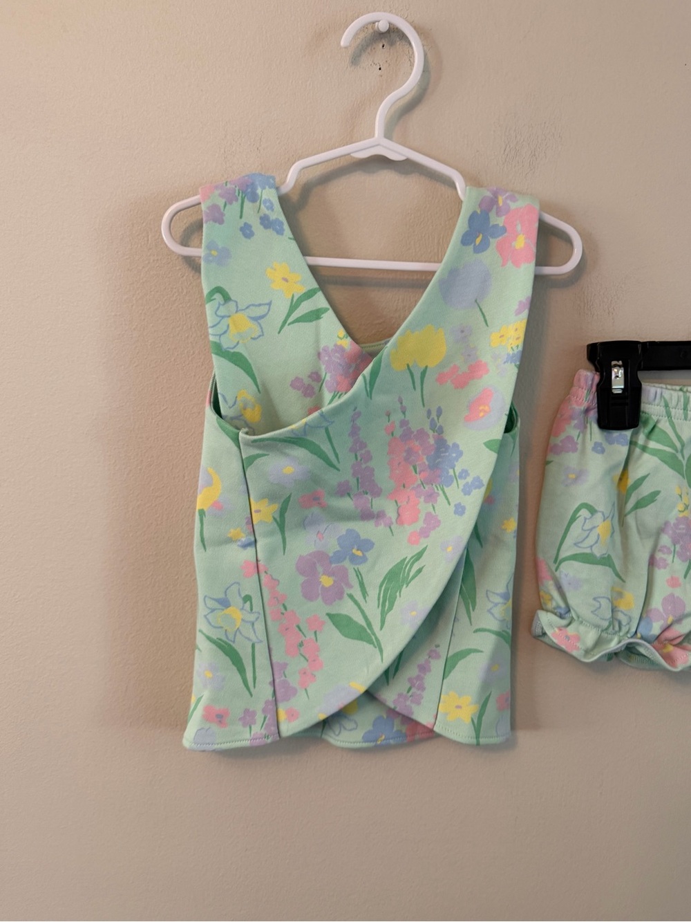 The Beaufort Bonnet Company Pastel Floral Mint Matching Set - Picture 4 of 6